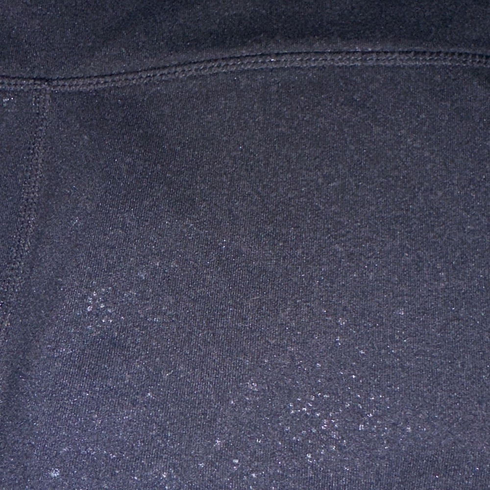Fabletics Black speckled leggings. 2X GUC - Picture 3 of 4